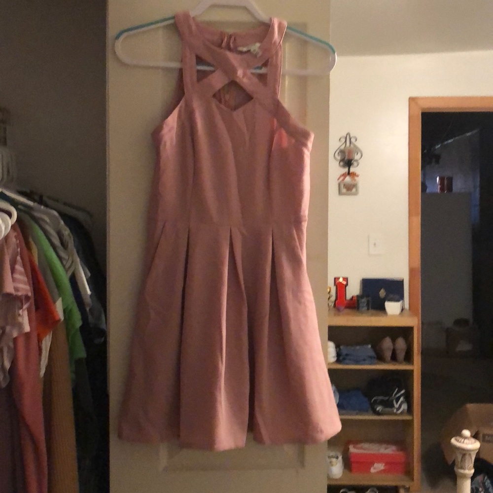 pink dress